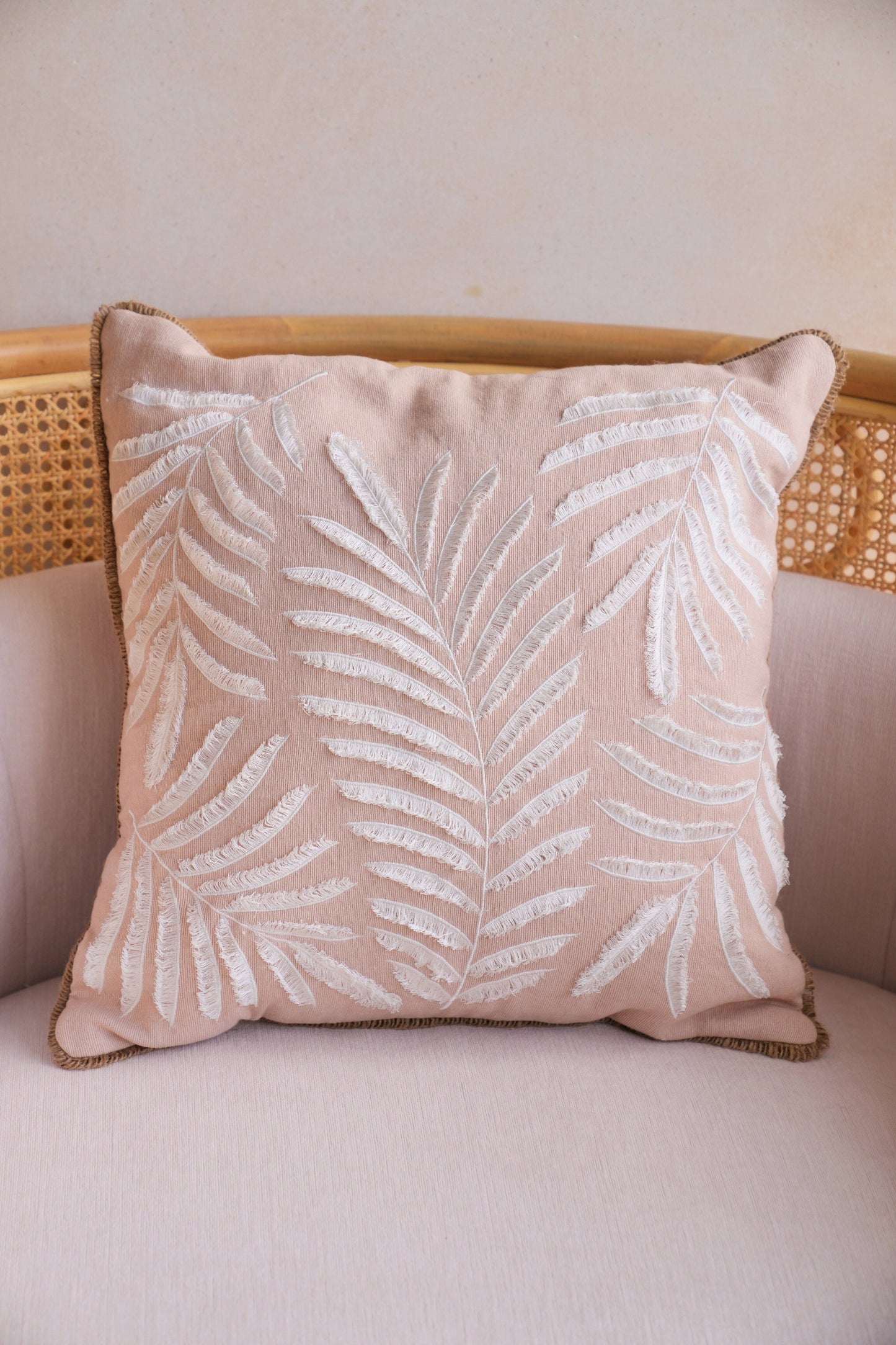Kayla Hand-loomed Organic Cotton Throw Pillow Cover