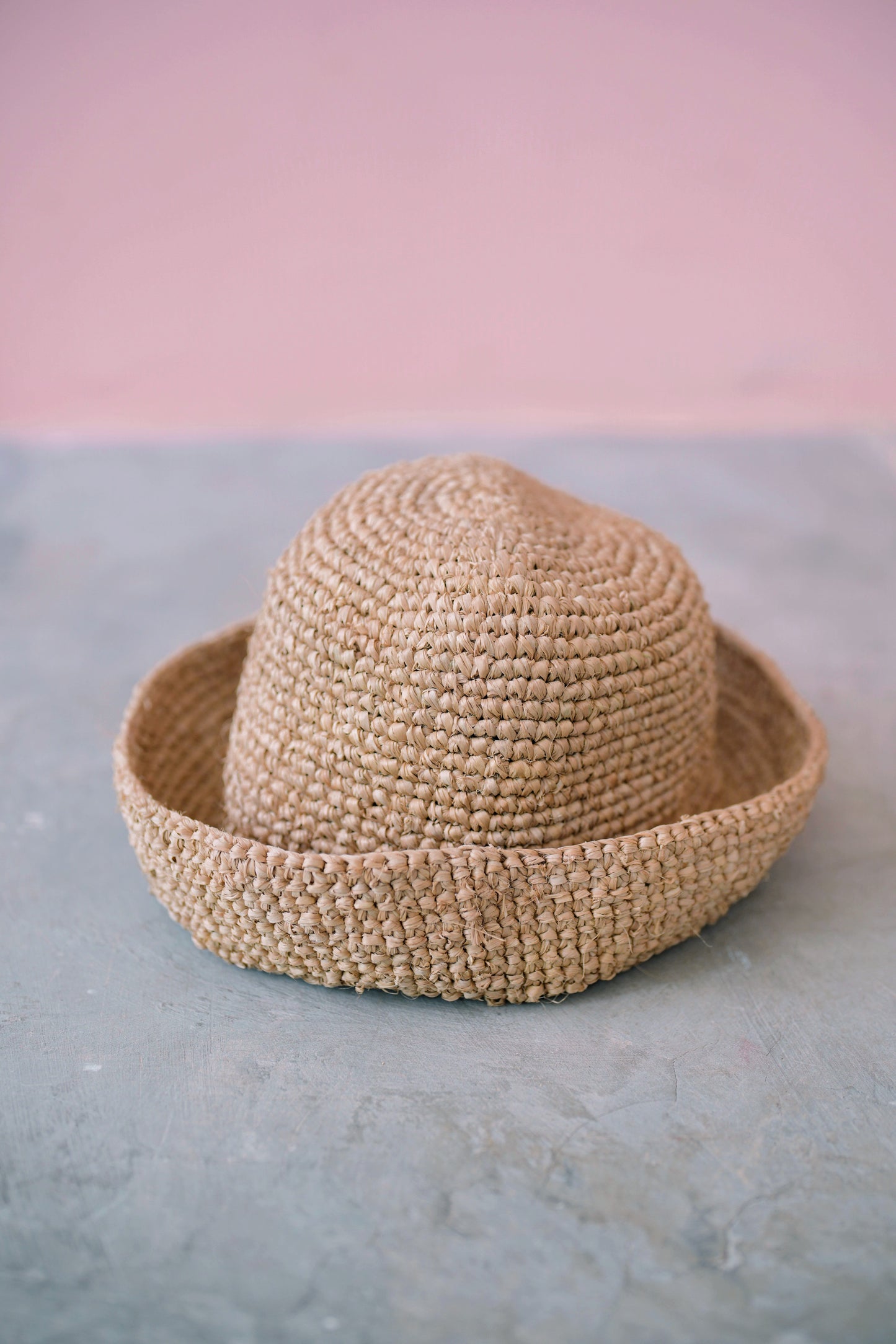 Millie Handwoven Raffia Straw Hat - Natural