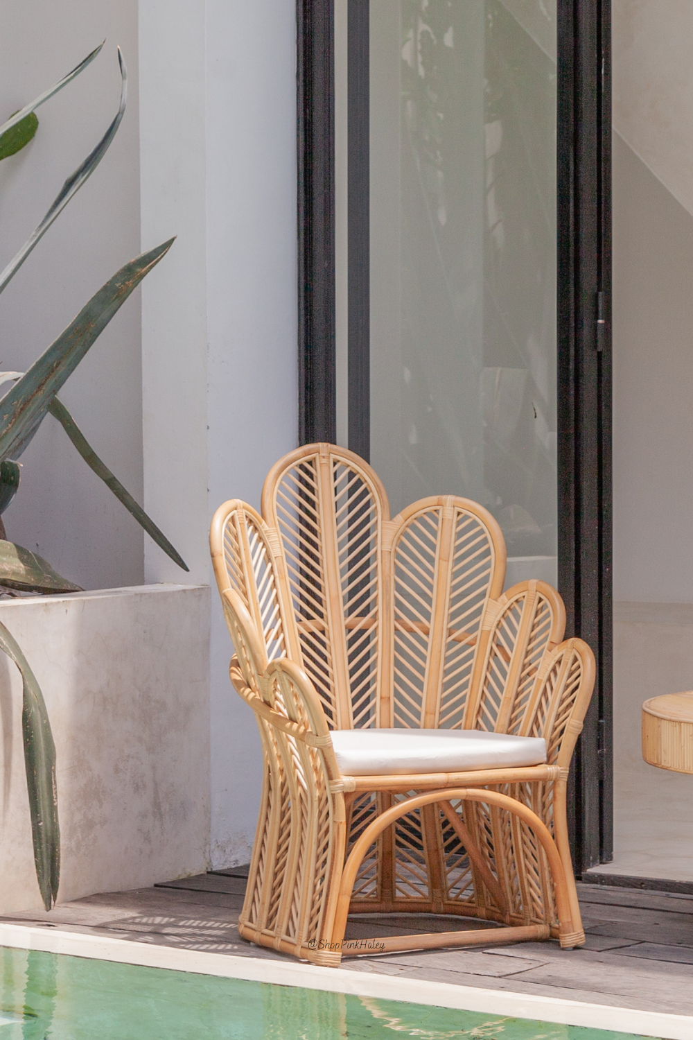The Paloma Petals Rattan Chair (Set of 2 Chairs) Local Delivery Only