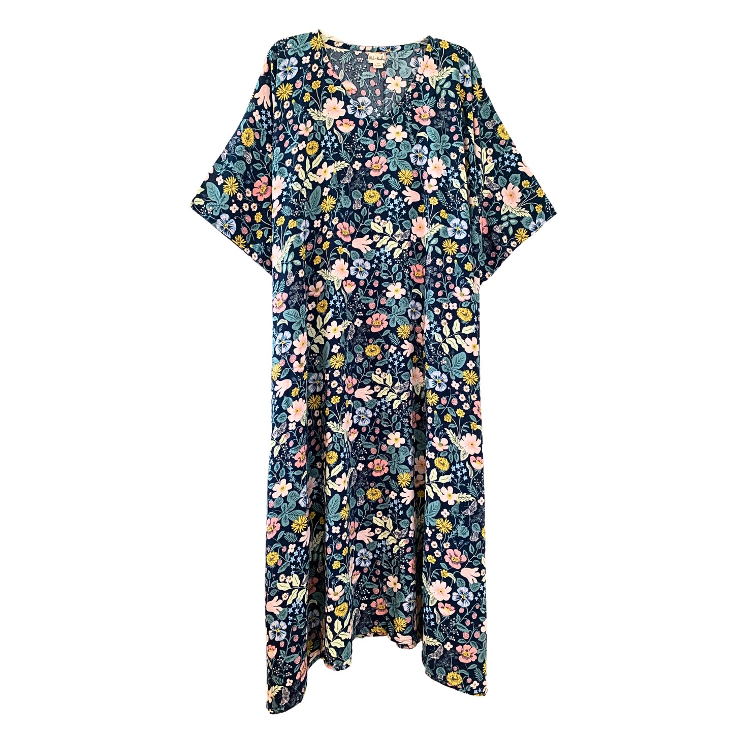 Oaklynn Kaftan Dress in Botanical