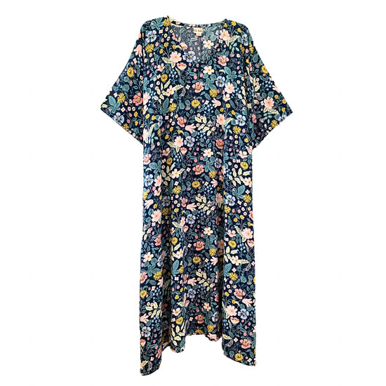 Oaklynn Kaftan Dress in Botanical