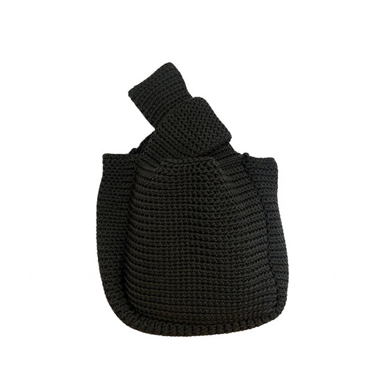 Mackenzie Knit Clutch in Black
