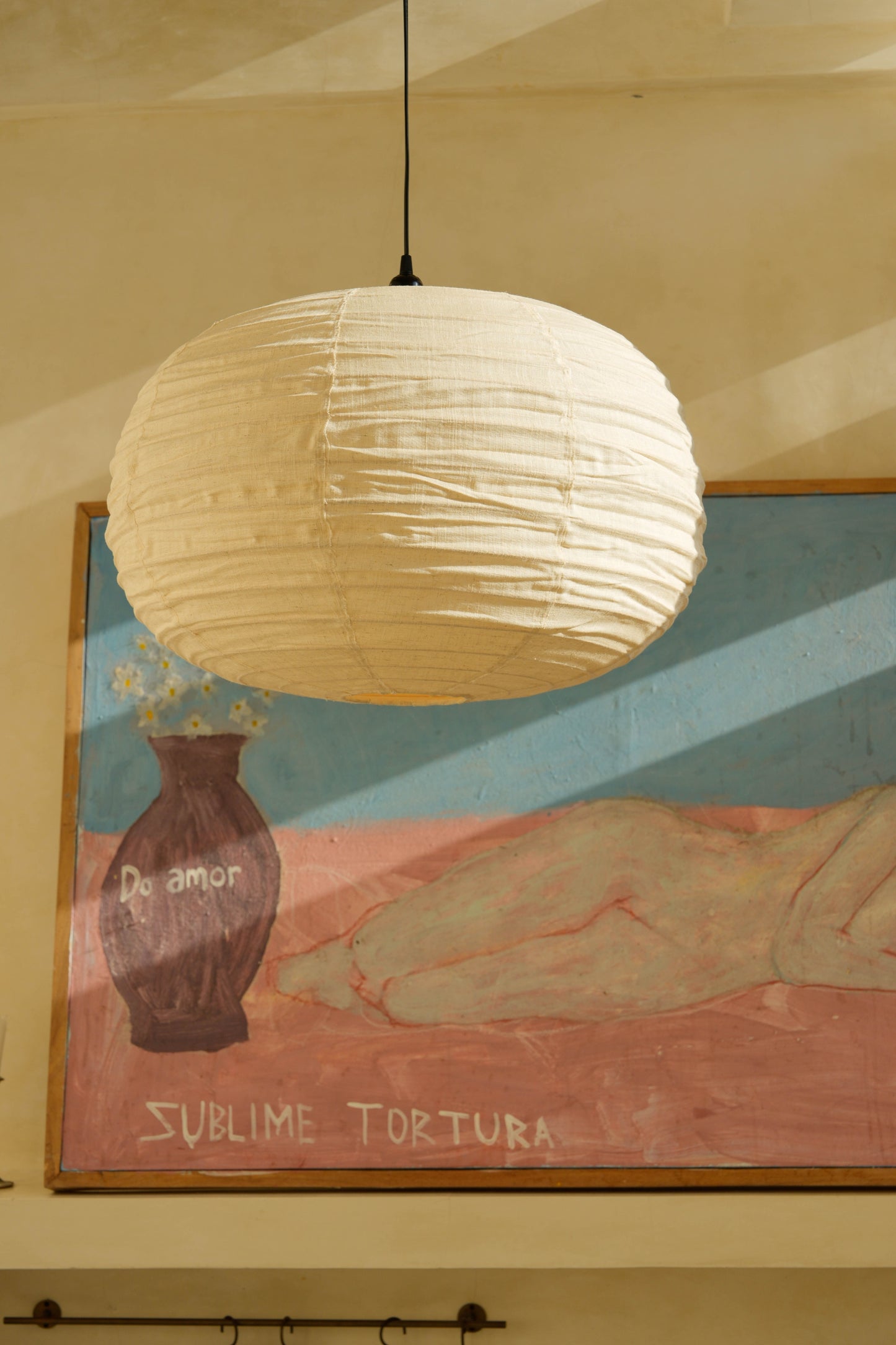 Modern Pumpkin Shape Linen Pendant Light Shade