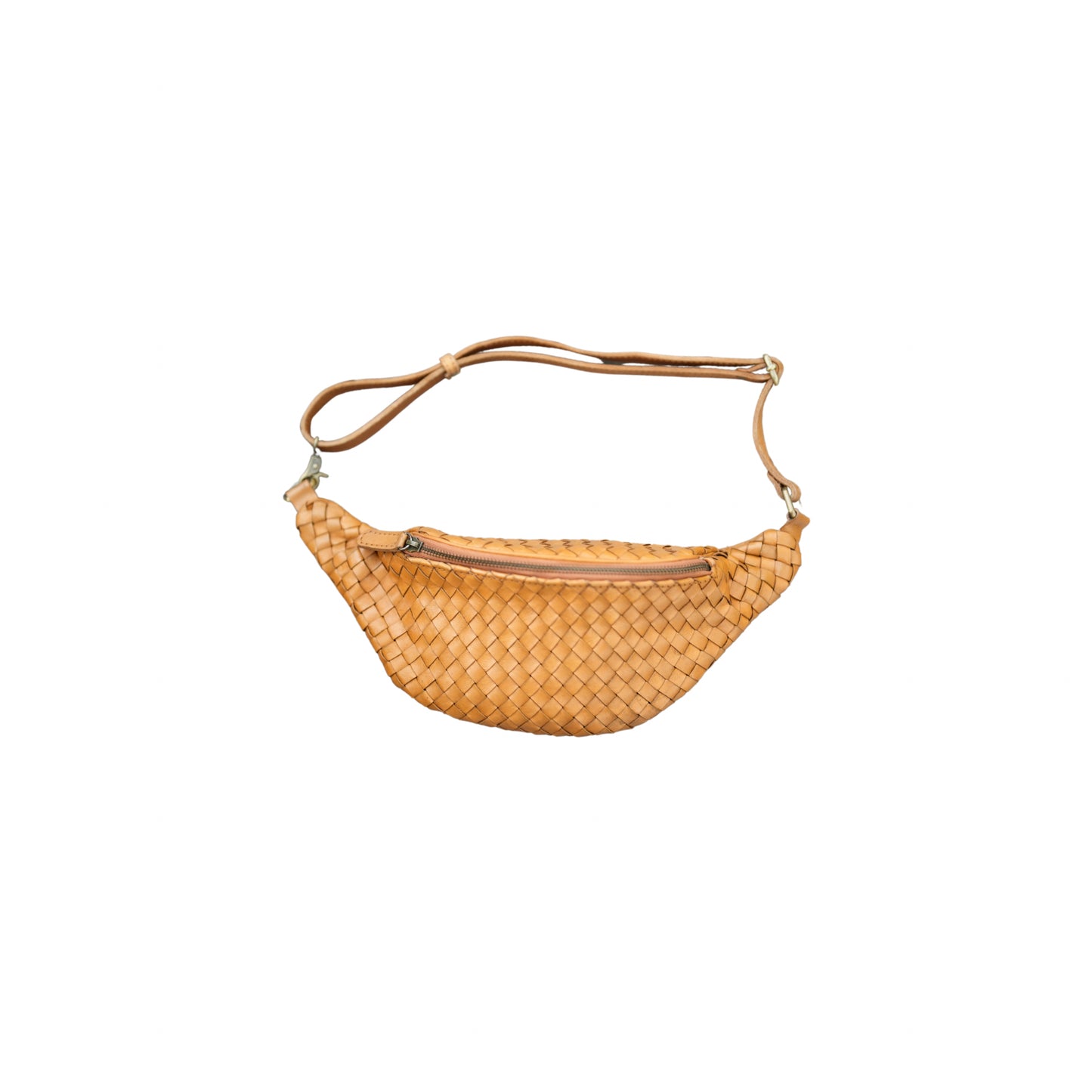 Makayla Handwoven Leather Fanny Pack