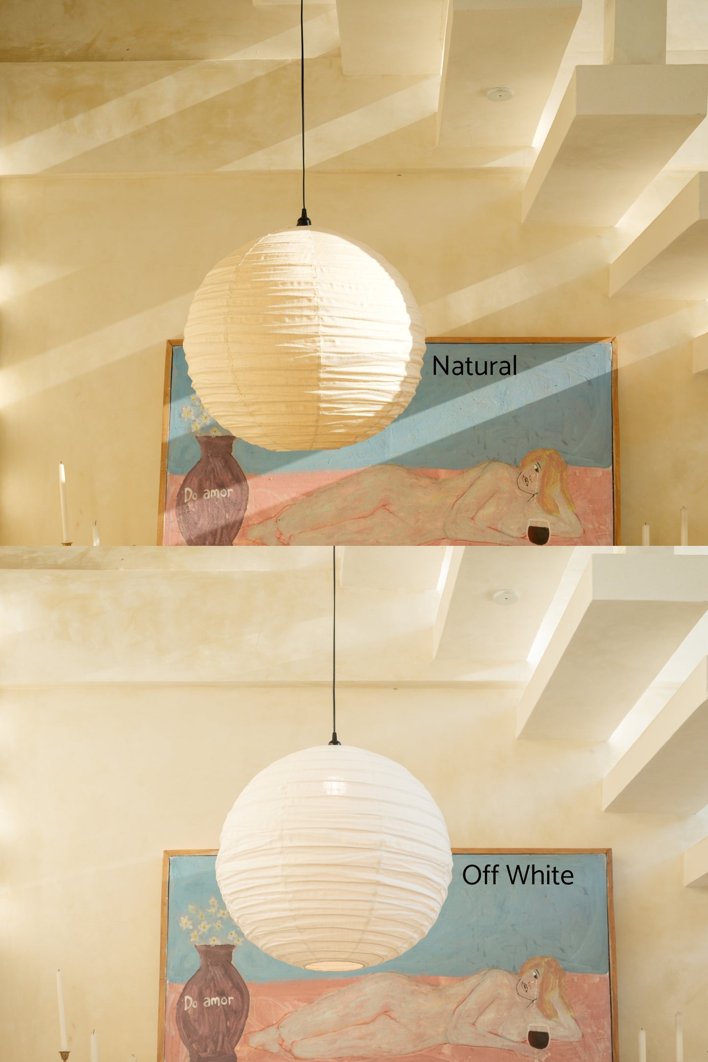 Load image into Gallery viewer, Round Shape Linen Pendant Light Shade
