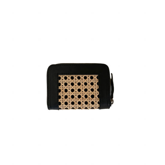 Sadie Travel Size Rattan Wallet