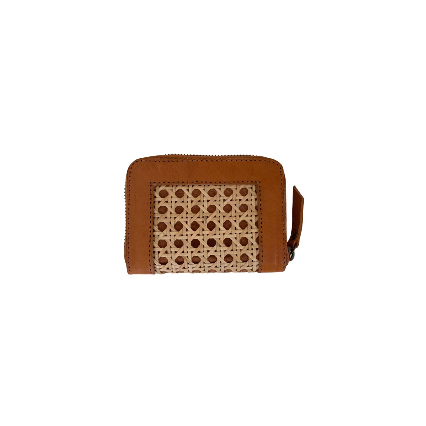 Sadie Travel Size Rattan Wallet