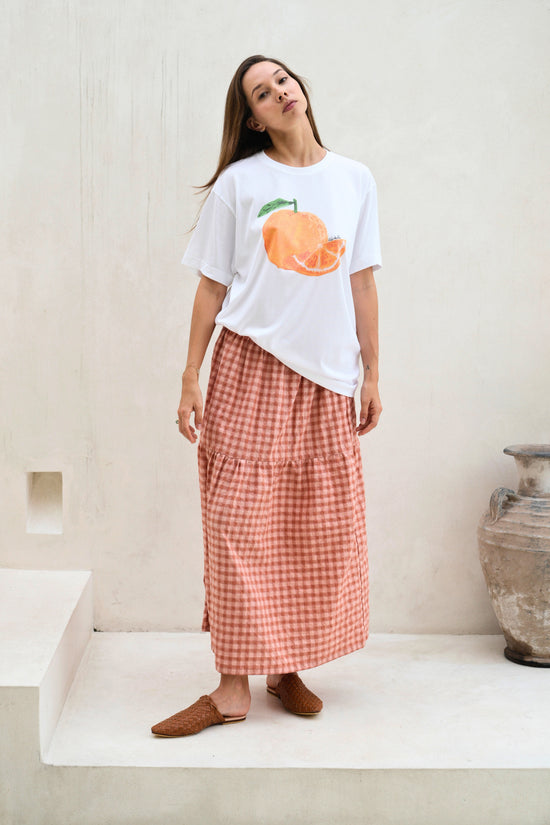 Orange Supima Cotton T-Shirt