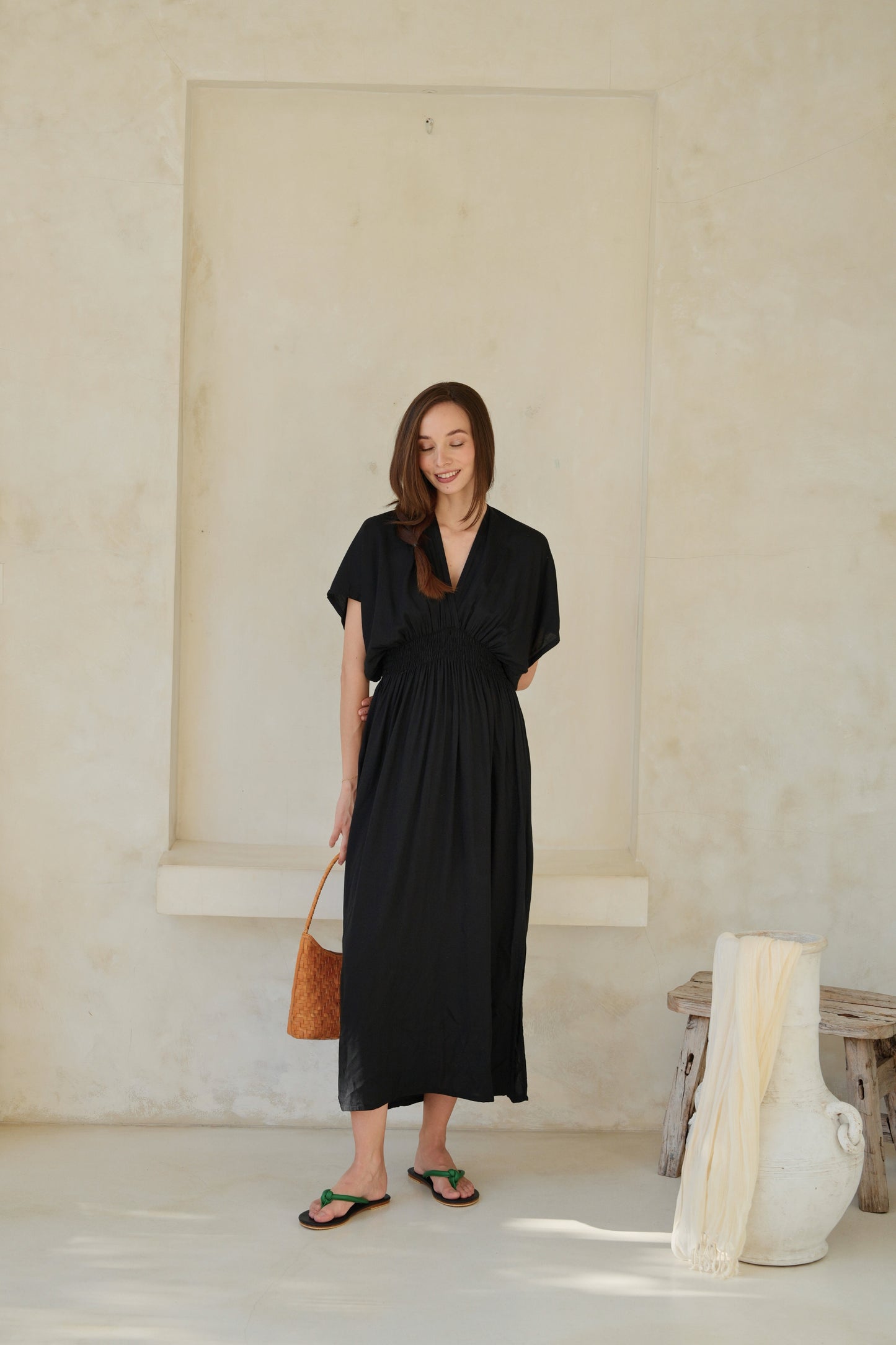 Olivia Maxi Dress in Black