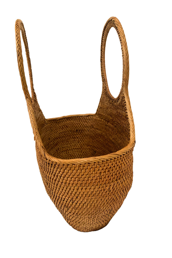Lora Rattan Beach Tote