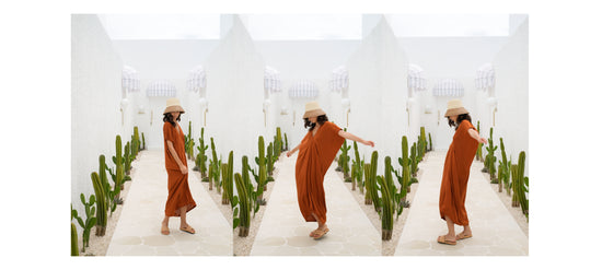 Bali kaftan easy styling for summer vacation