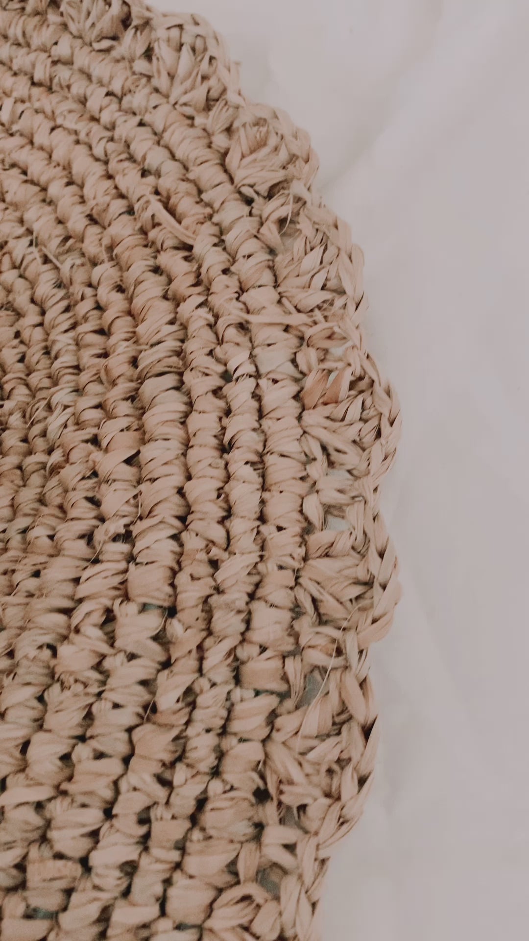 Load and play video in Gallery viewer, Stacy Handwoven Raffia Straw Hat
