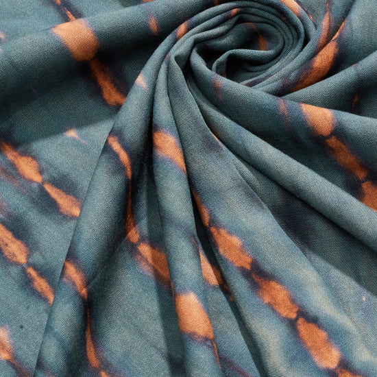 Beach Hand Dyed Sarong outfit in Deep Sea Blue