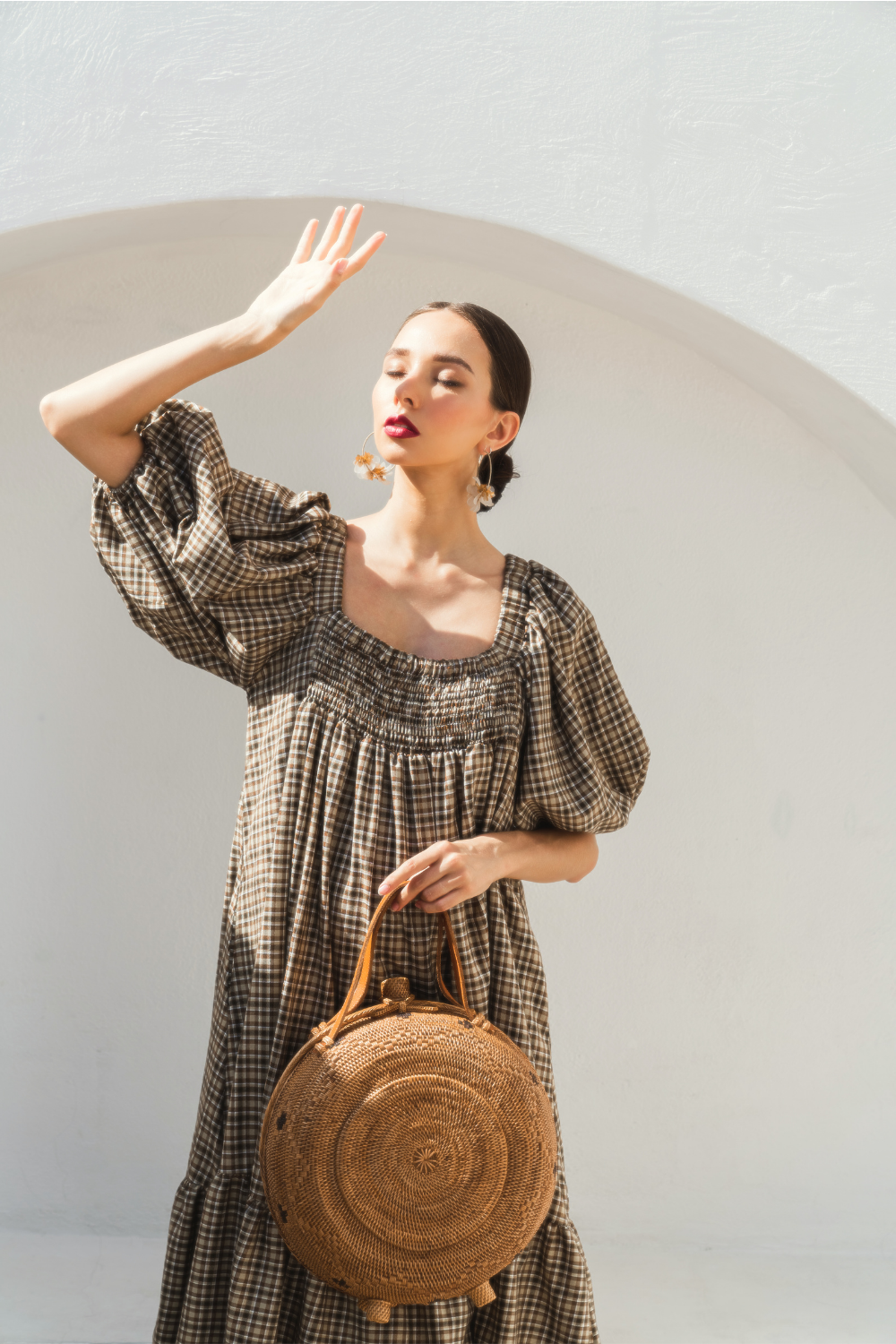 midi dress oversized Oversized Lace Layered Midi Dress In Black M