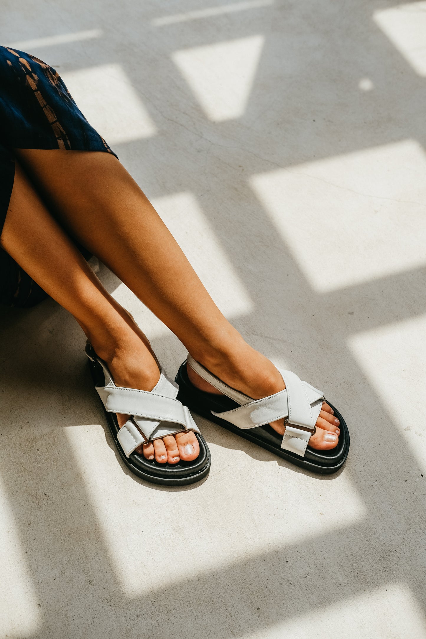 Emani Leather Sandals