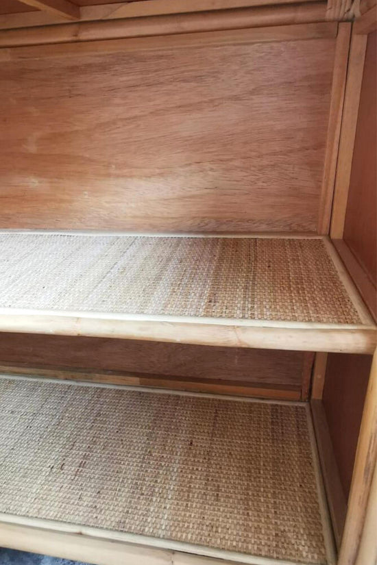 Everett Rattan Cane Cabinet