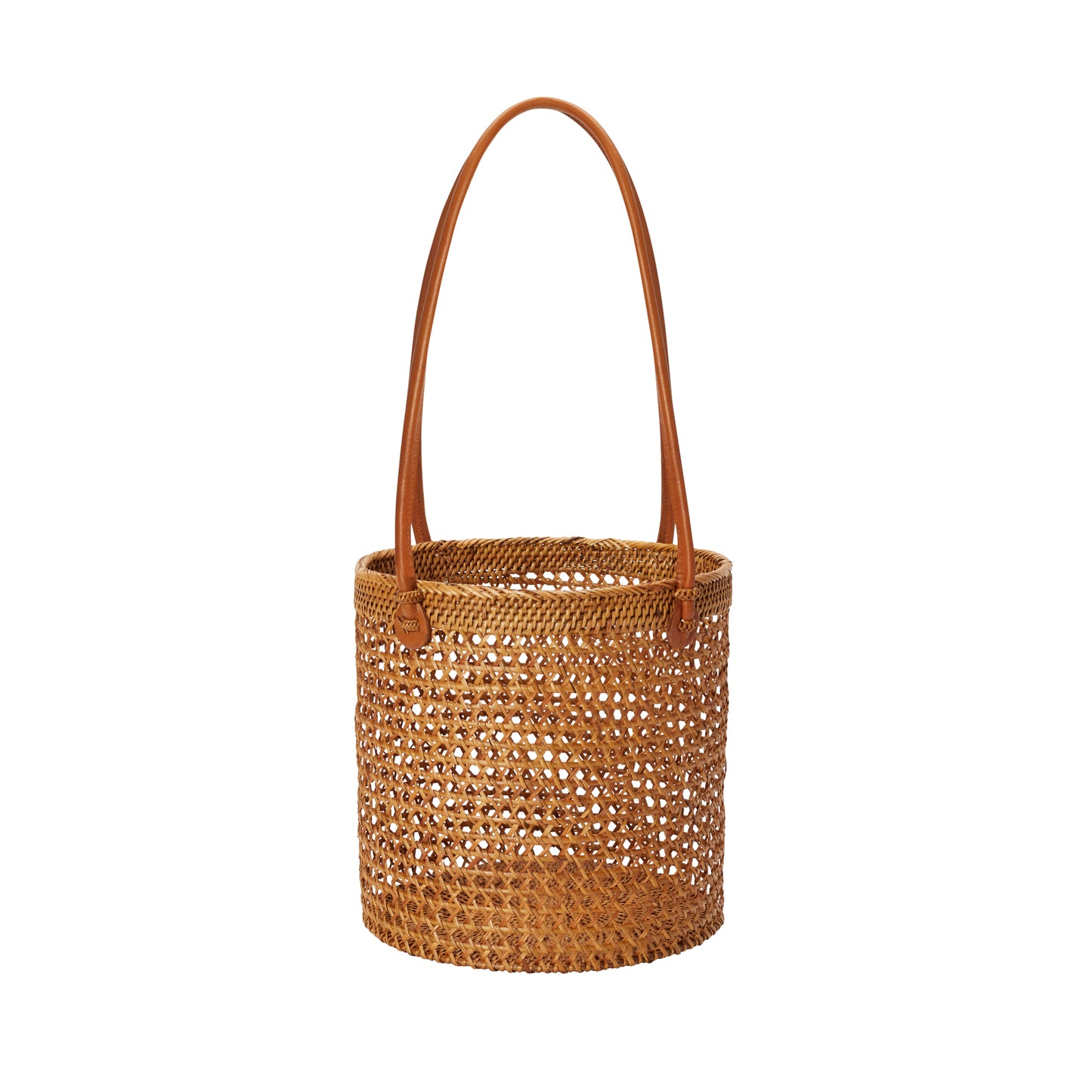 Josephine Rattan Bucket Bag