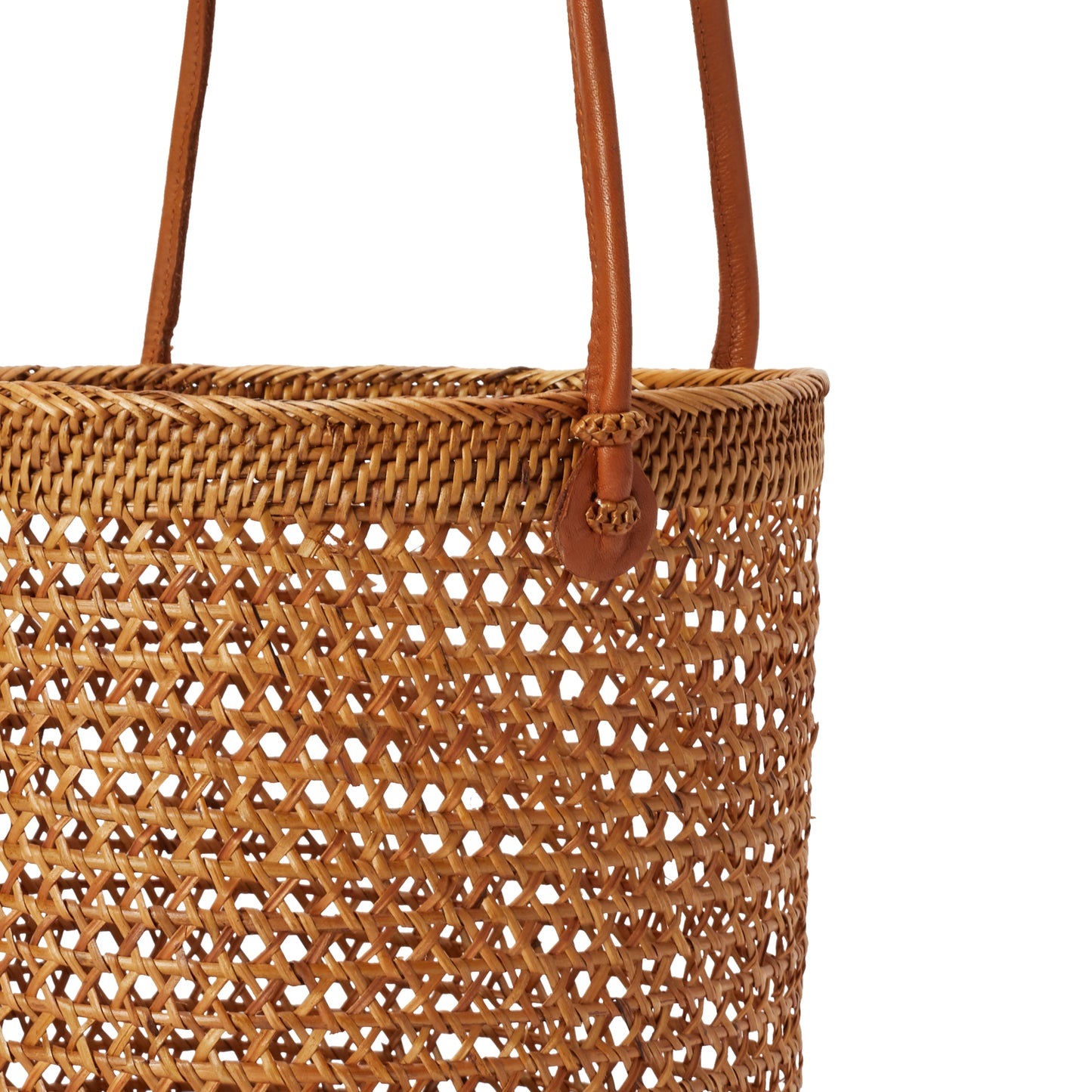 Josephine Rattan Bucket Bag