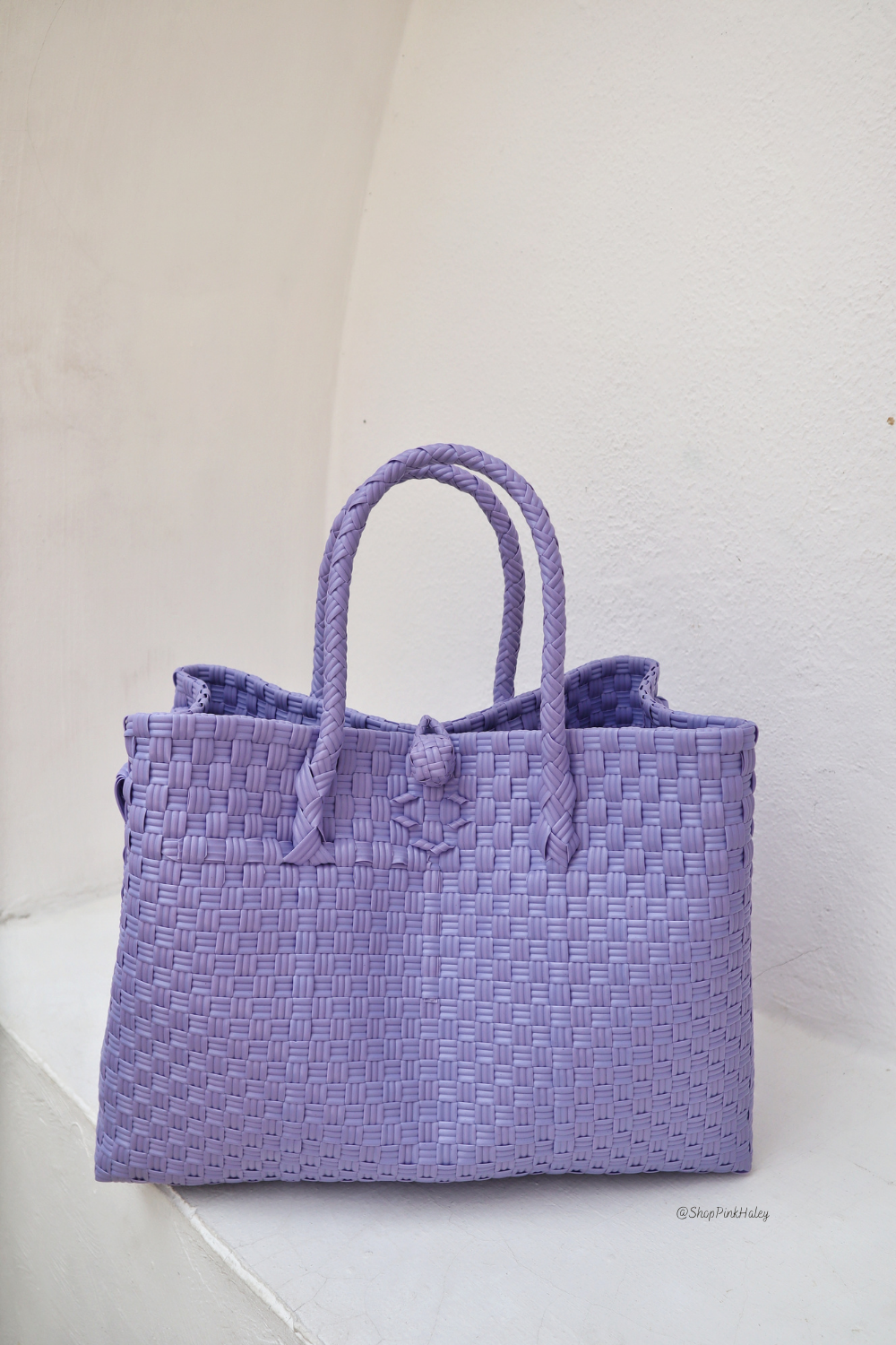 Woven Plastic Tote