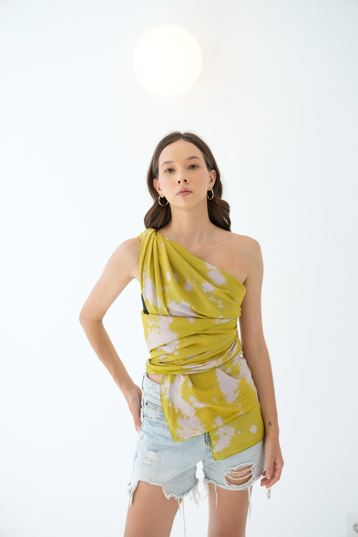 Martha Beach Hand Dyed Sarong in Lemongrass