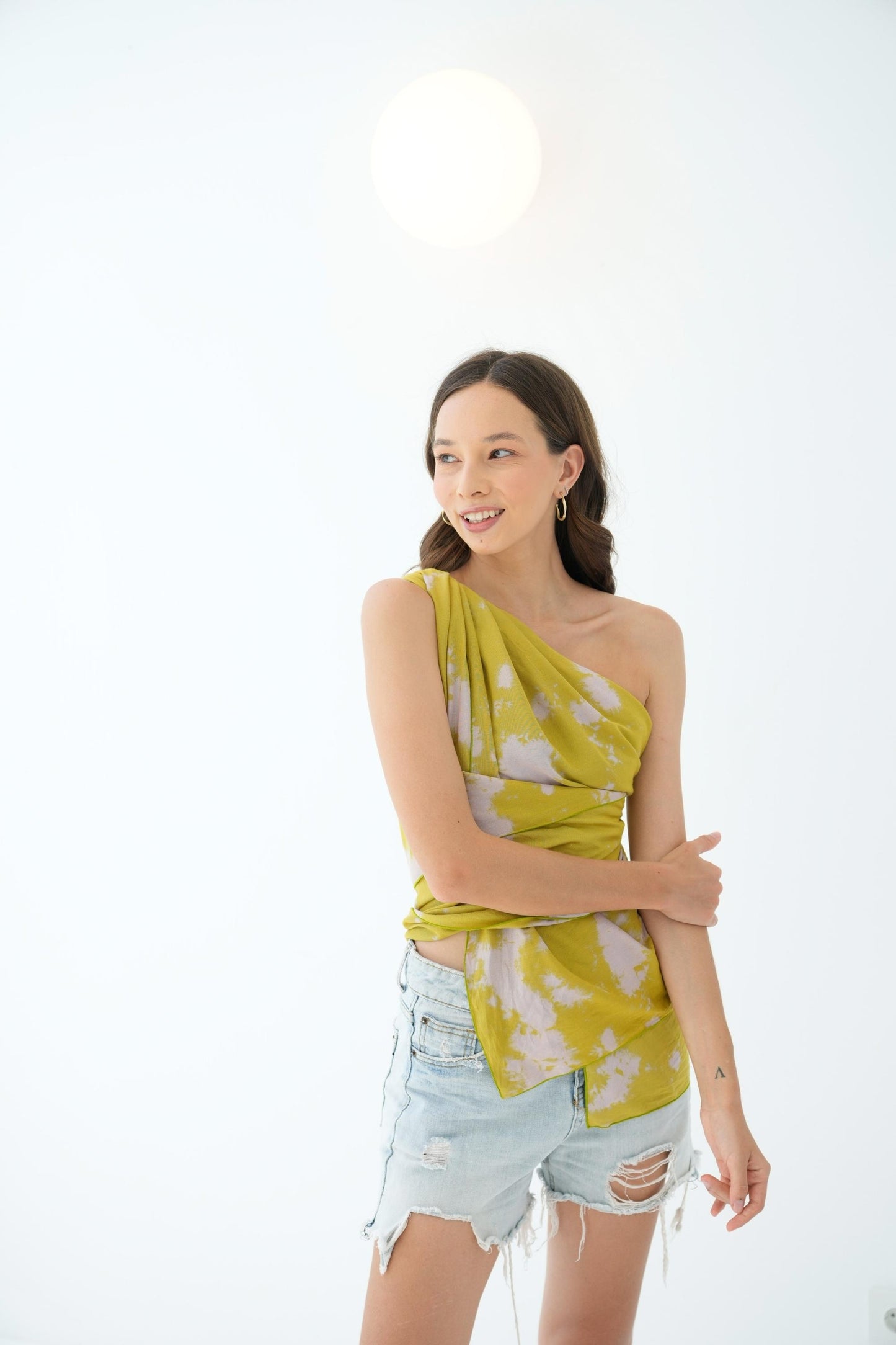 Martha Beach Hand Dyed Sarong in Lemongrass
