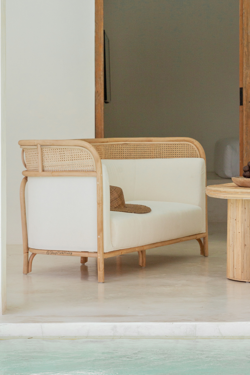 The Paramount Rattan Cane Sofa