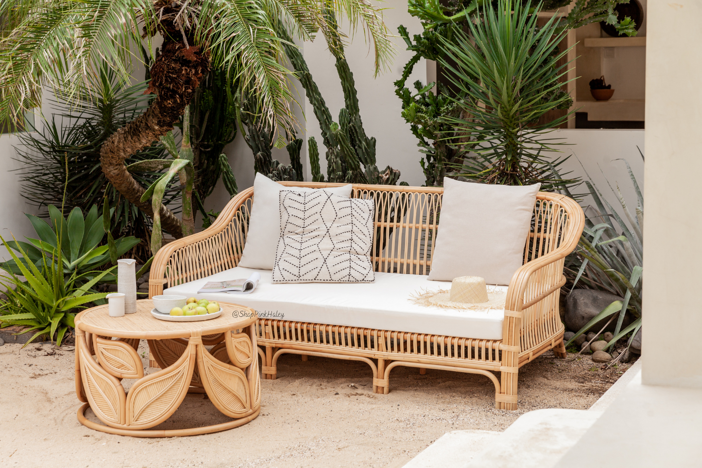 Pismo Rattan Sofa Couch