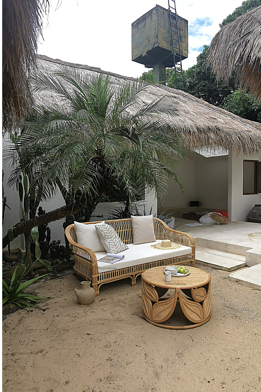 Pismo Rattan Sofa Couch