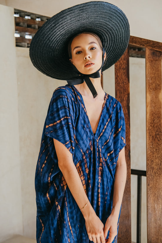 Randall Woven Wide Brim Sun Hat in Black