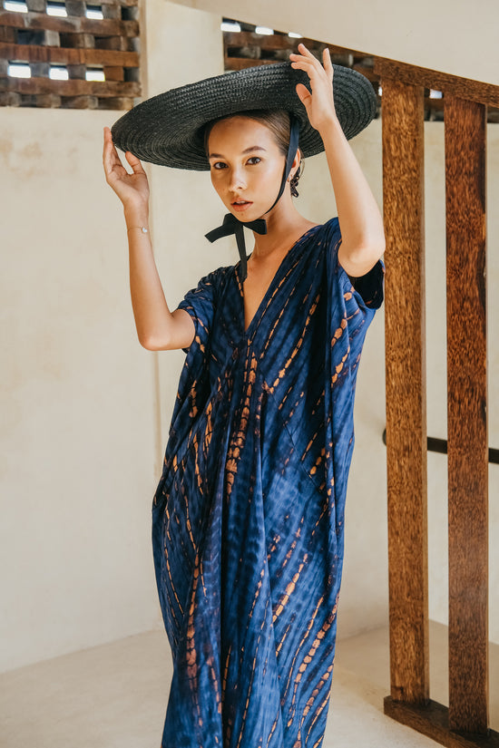 Randall Woven Wide Brim Sun Hat in Black