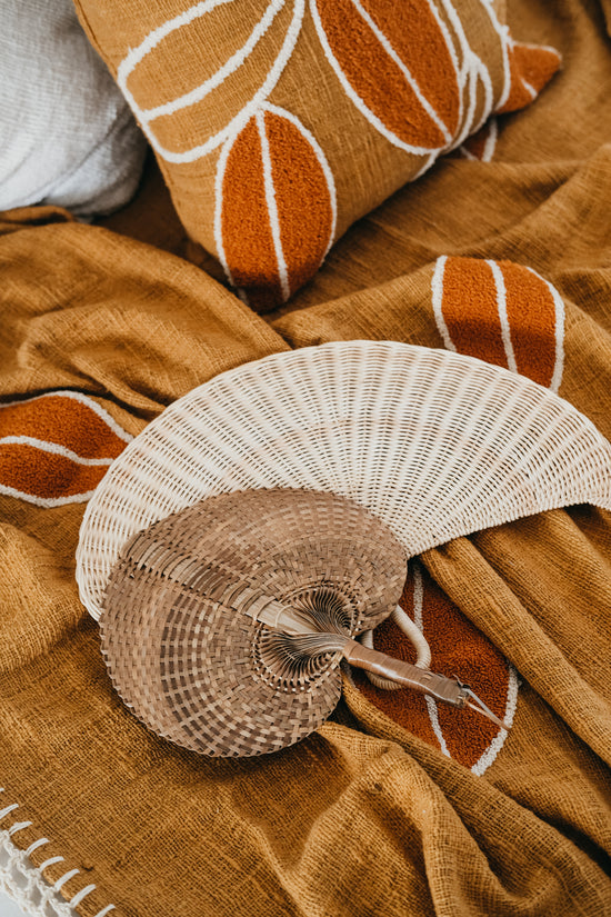 Fancy Rattan Fan