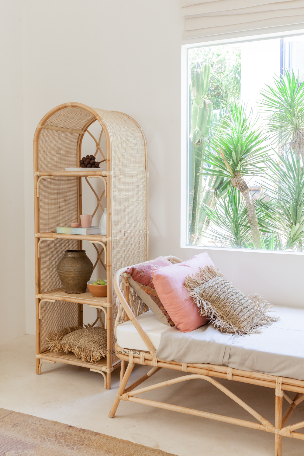 Rivera Swirl Rattan Daybed