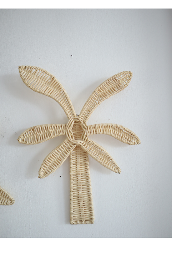 Rattan Palm Tree Wall Decor