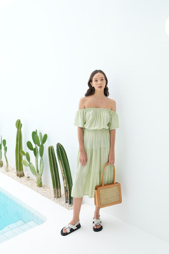 Sydney Handmade Cane Woven and Leather Tote