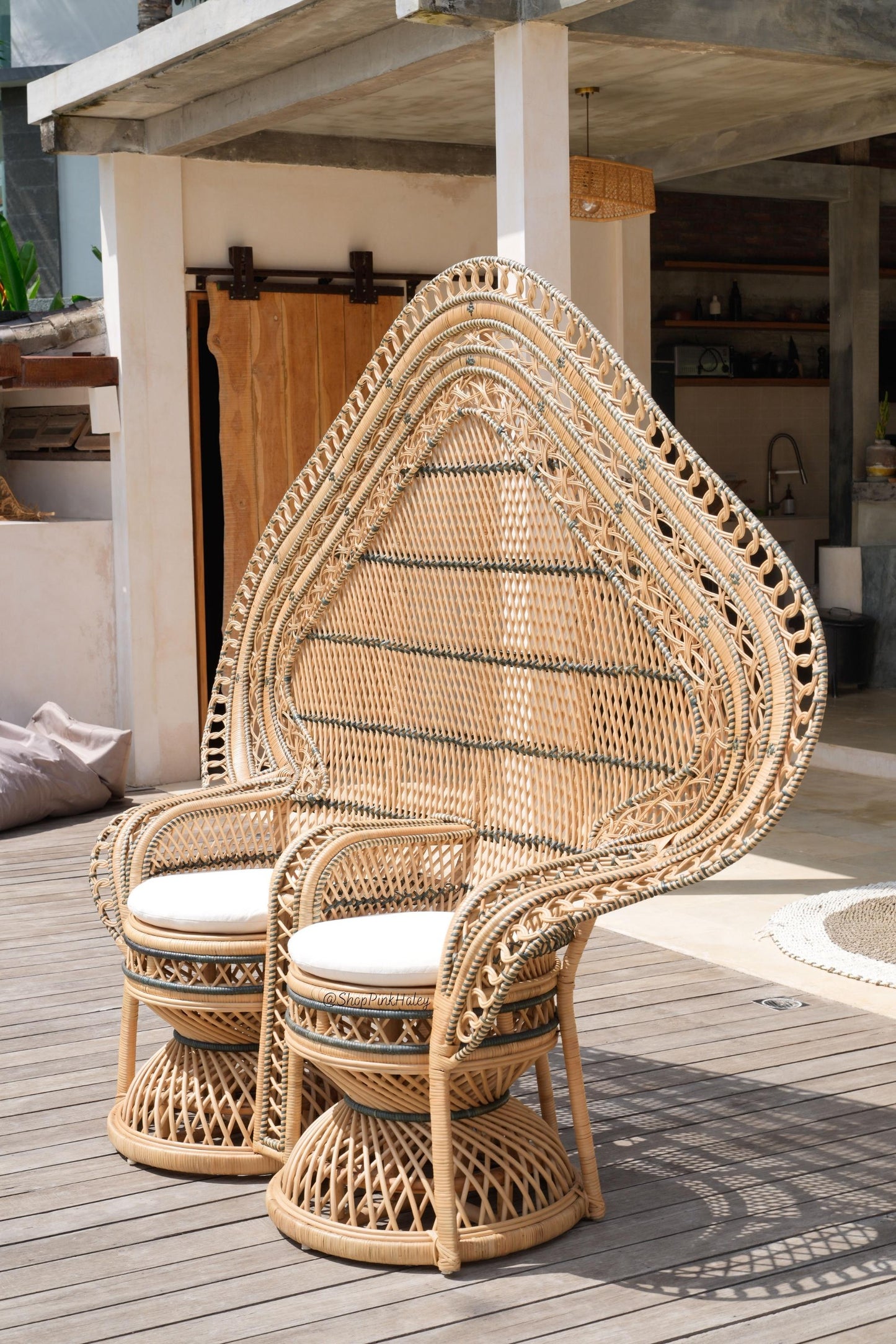 Taylor Double Seaters Peacock Chair