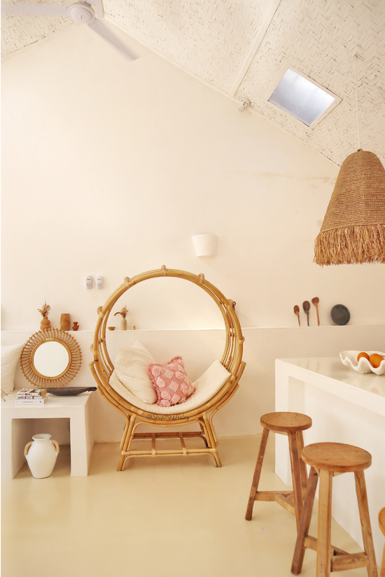 The Circle Ring Hanging Chair with Stand