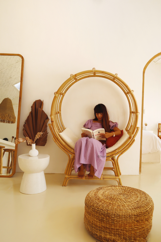 The Circle Ring Hanging Chair with Stand