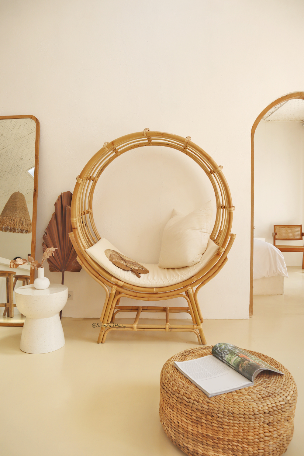 The Circle Ring Hanging Chair with Stand