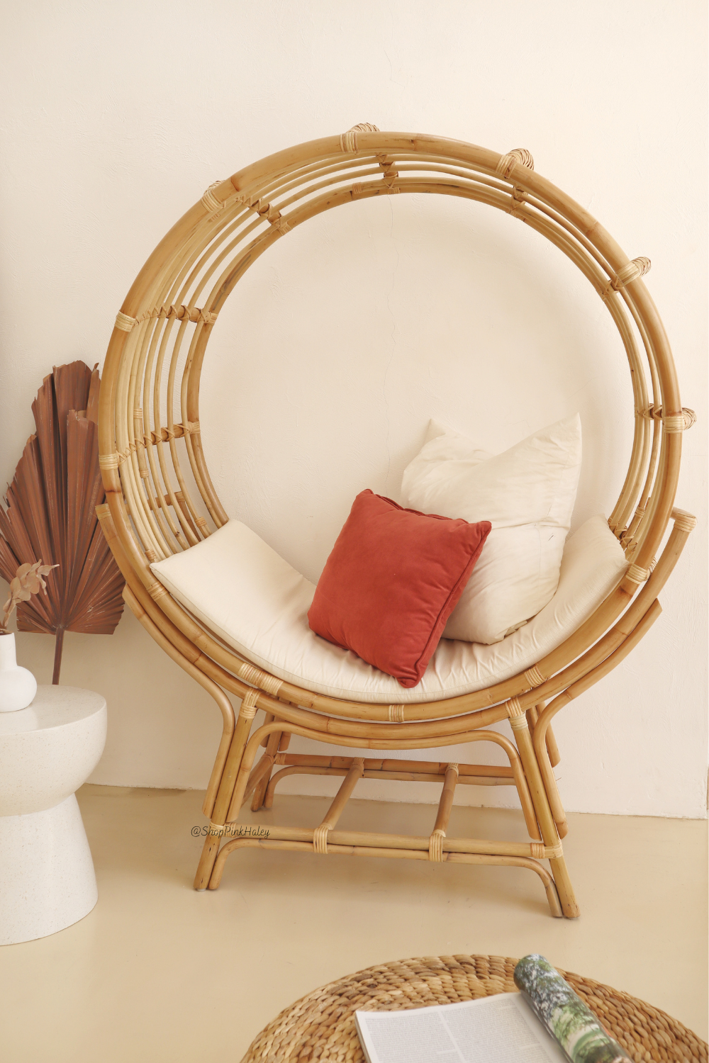 The Circle Ring Hanging Chair with Stand