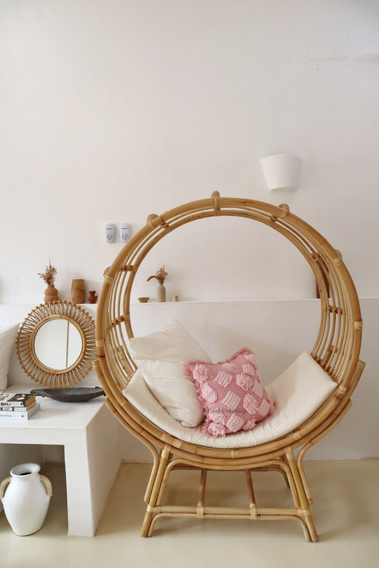 The Circle Ring Hanging Chair with Stand