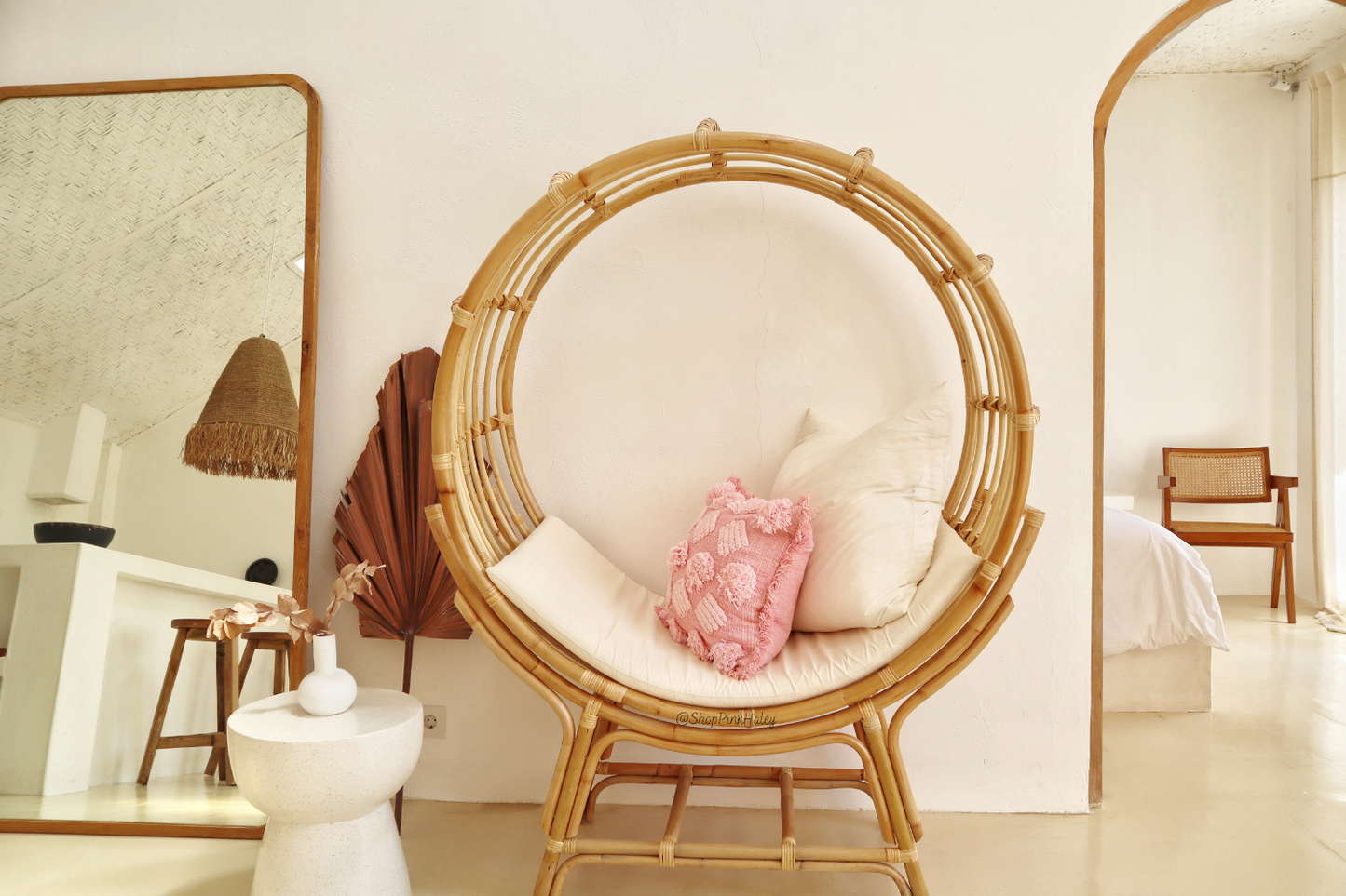 The Circle Ring Hanging Chair with Stand