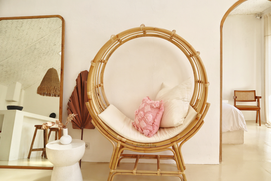 The Circle Ring Hanging Chair with Stand