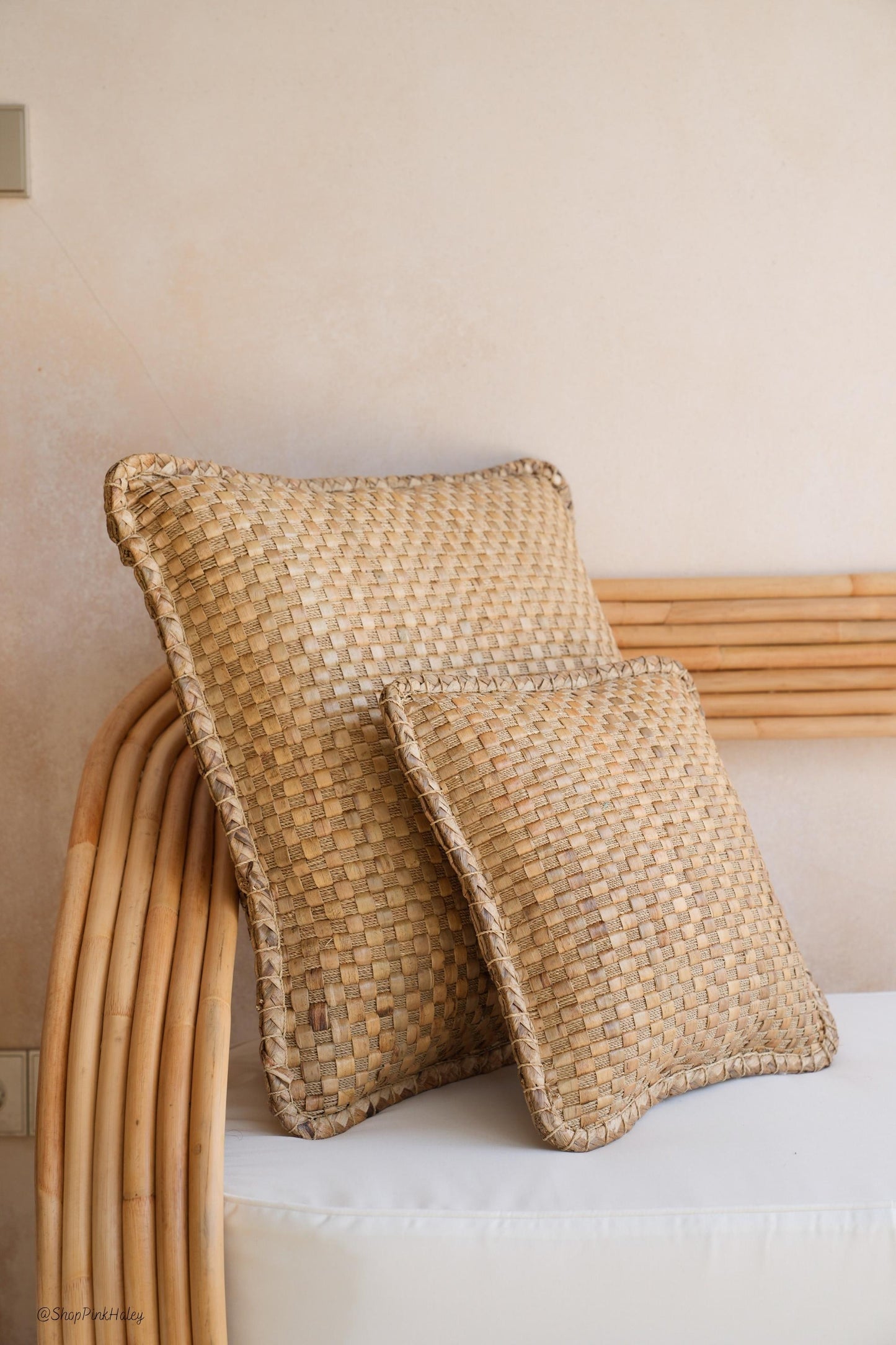 The Wavy Rattan Sofa