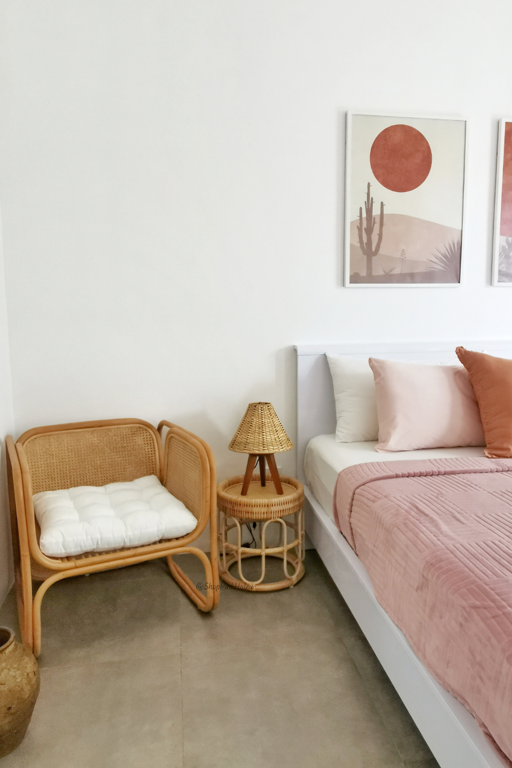 Cane Rattan Armchair (Los Angeles/Local Delivery Only)