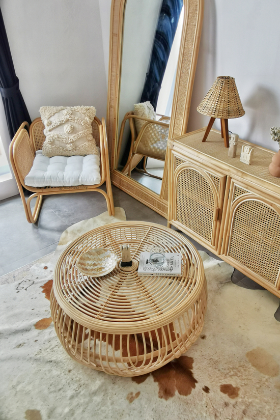 Cane Rattan Armchair (Los Angeles/Local Delivery Only)