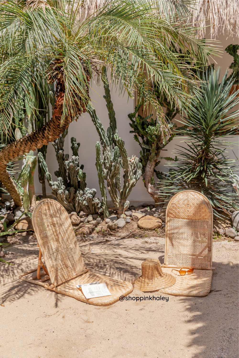 Rattan beach discount lounger